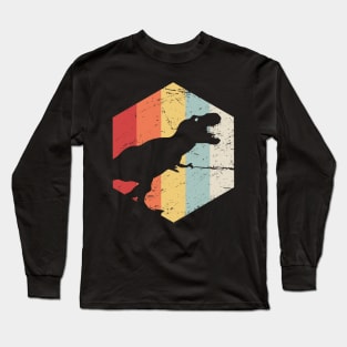 Retro 70s T-Rex Long Sleeve T-Shirt